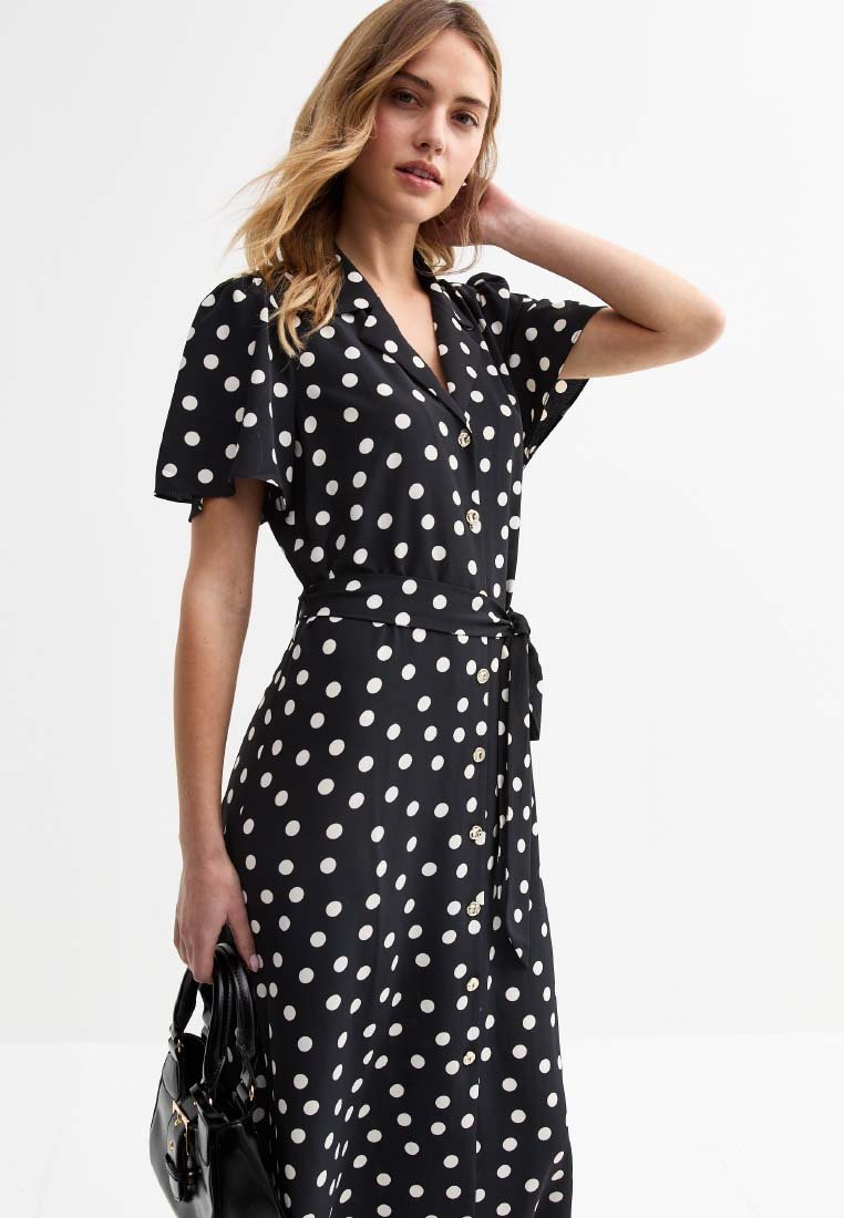 New Look POLKA DOT BELTED