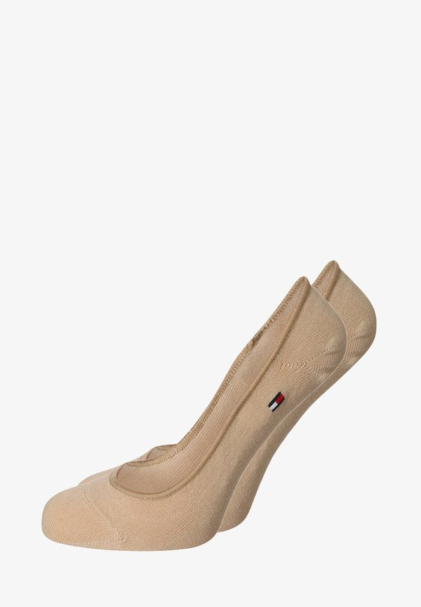 Tommy Hilfiger 2 PACK - Invisible socks - nude