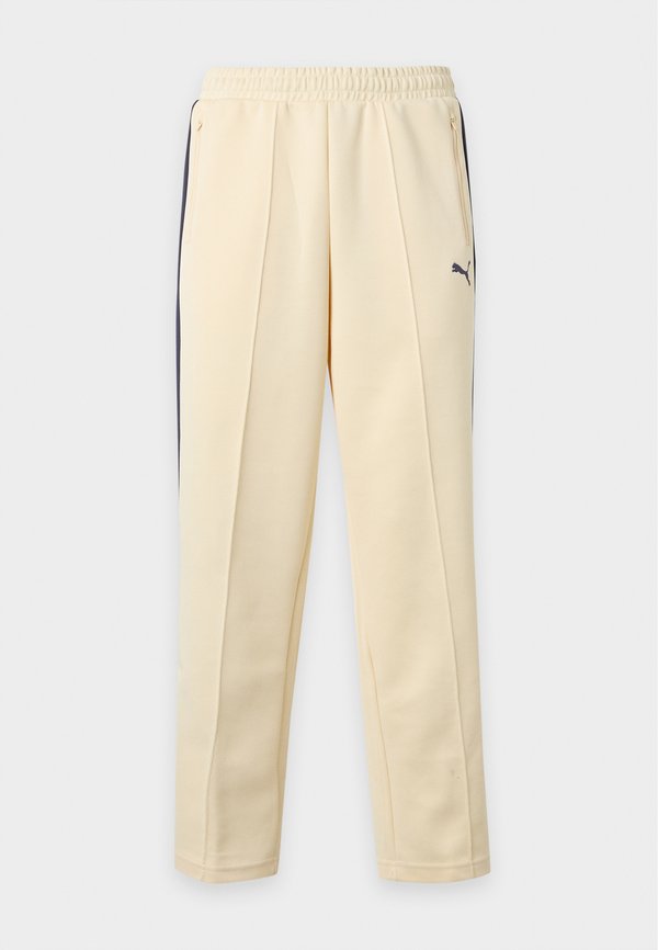 Puma ALWAYS ON RELAXED TRACK PANTS - Tracksuit bottoms - buttercream/inky depths