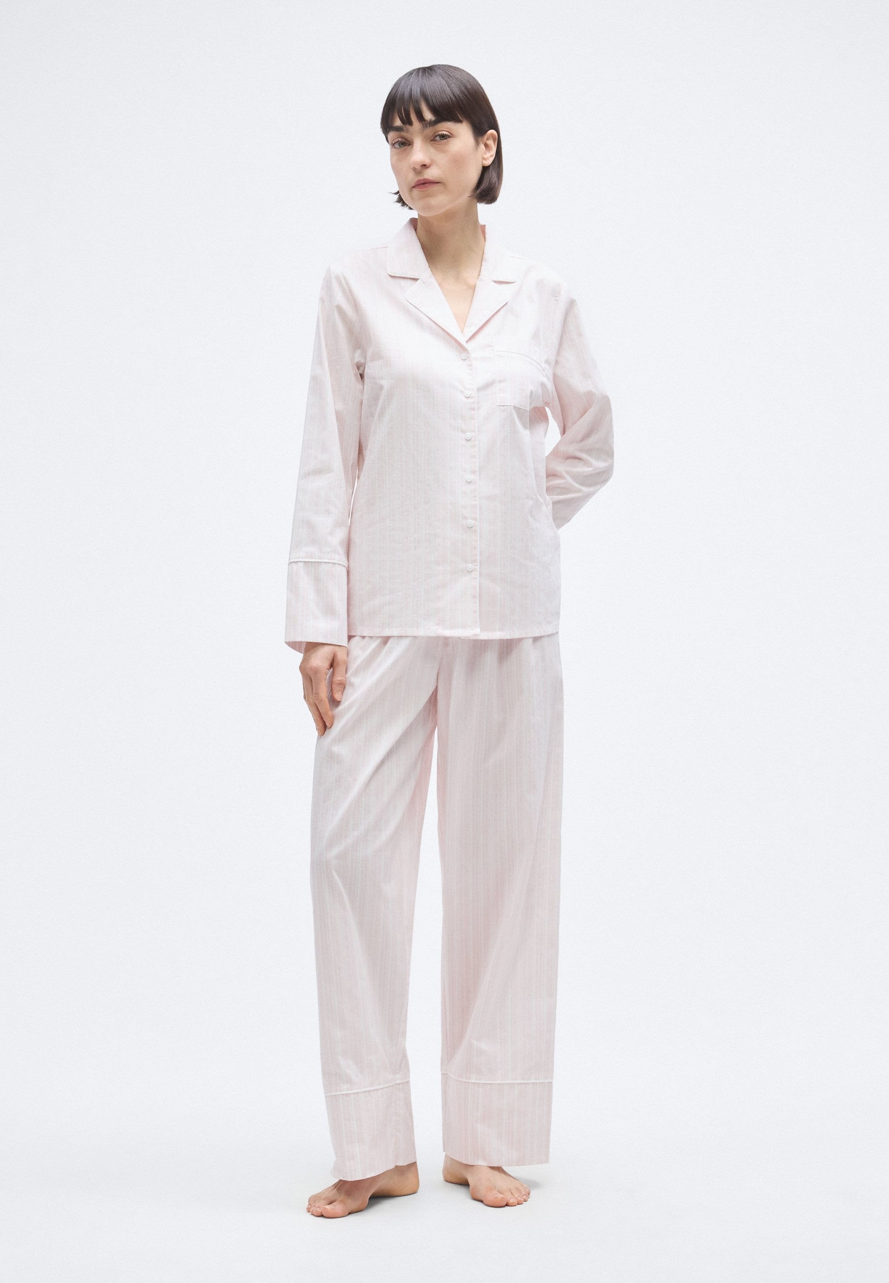 Anna Field COTTON WOVEN STRIPE NIGHTWEAR SET