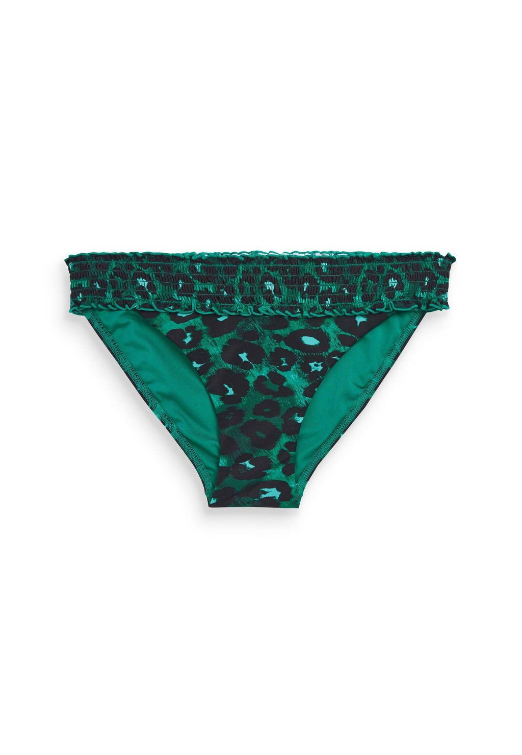 Next SHIRRED HIGH LEG BIKINI BOTTOMS