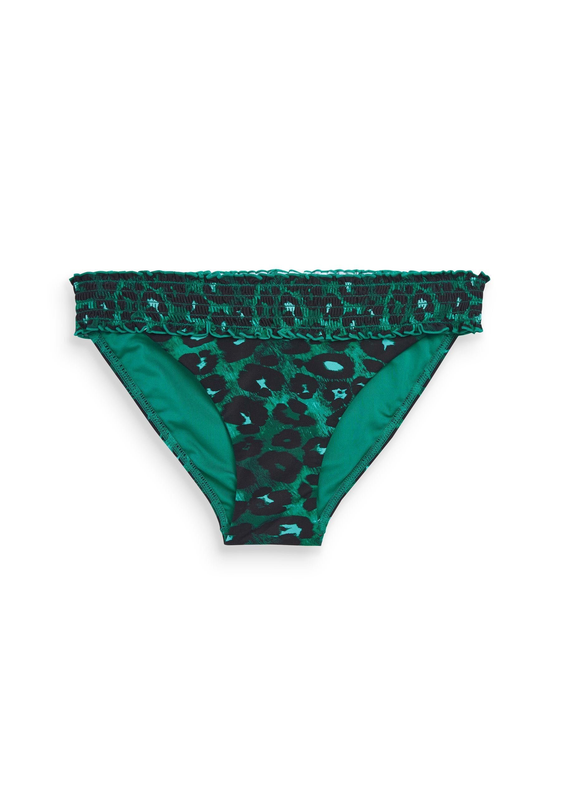 Next SHIRRED HIGH LEG BIKINI BOTTOMS