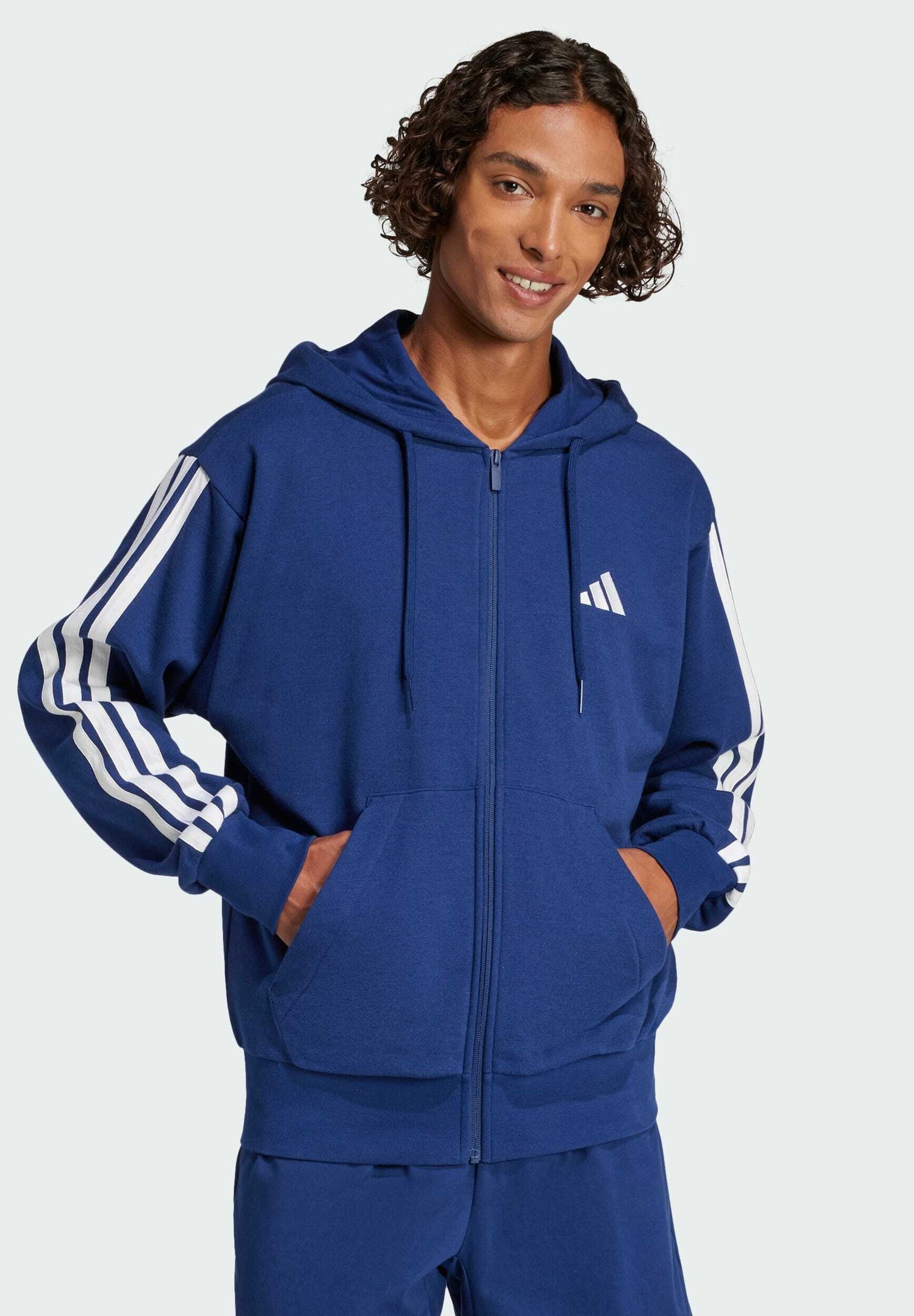 adidas Sportswear ESSENTIALS THREE STRIPES FRENCH TERRY FULLZIP