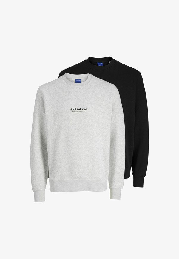Jack & Jones Sweats 2-pack Printed Sweats - Sweatshirt - black