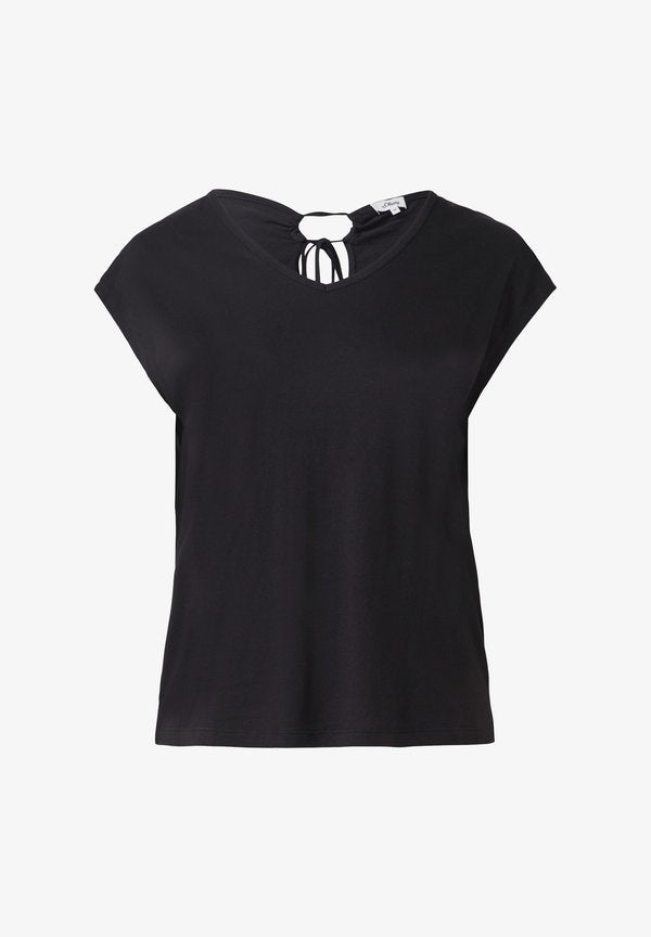 s.Oliver Basic T-shirt - schwarz