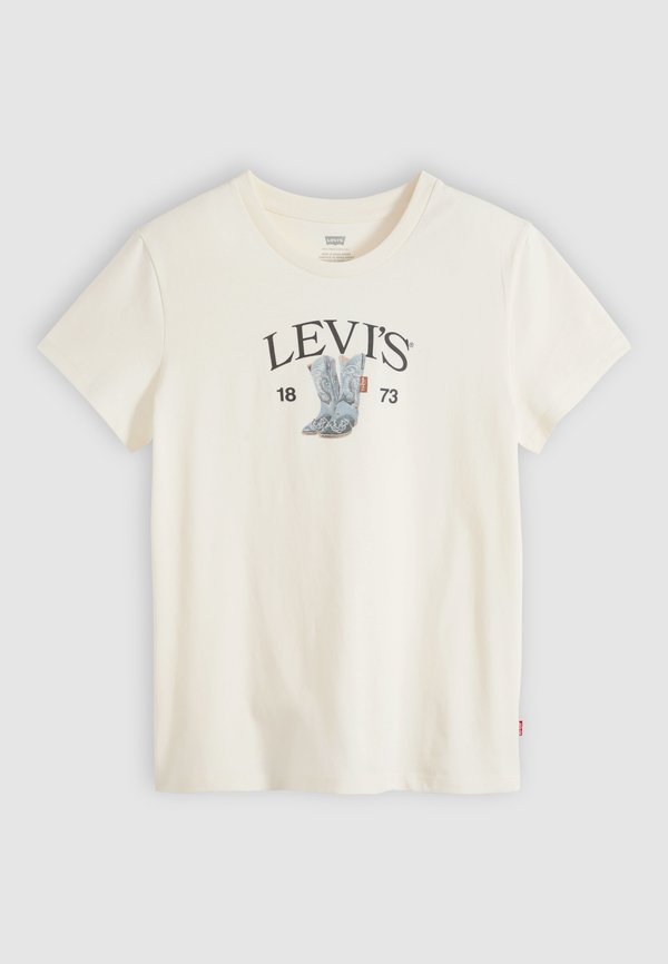 Levi's® THE PERFECT TEE - Print T-shirt - levi's denim boots egret