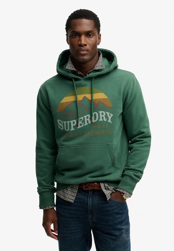 Superdry & Co OUTDOORS MOUNTAIN  - Hoodie - hunter green