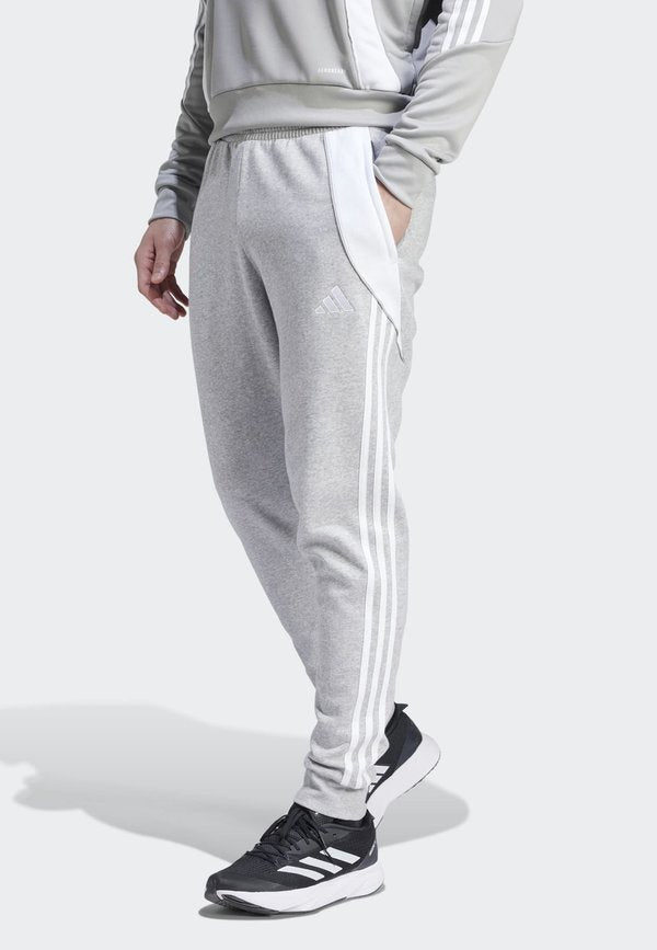 adidas Performance TIRO24 SWEAT PANT - Tracksuit bottoms - medium grey heather/white