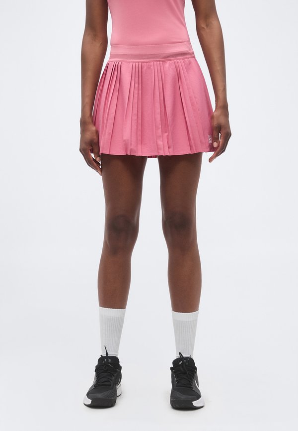 Nike Performance NIKECOURT ADVANTAGE WOMEN'S PLEATED TENNIS SKIRT - Sports skirt - peony/white