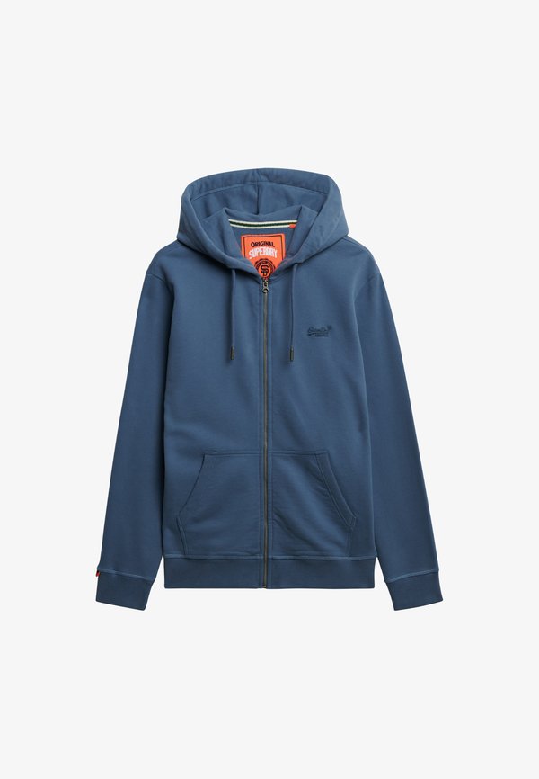 Superdry & Co Zip-up sweatshirt - heritage washed blue