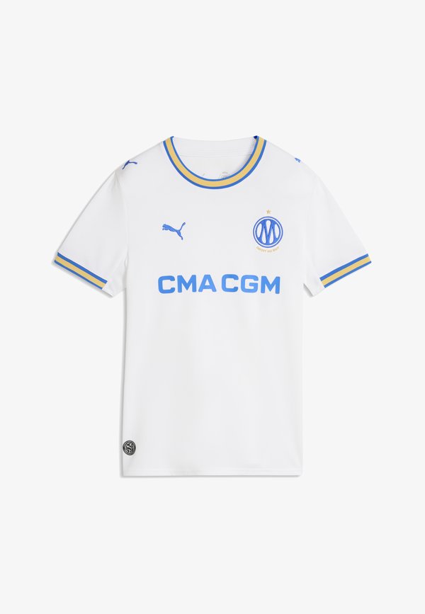 Puma OLYMPIQUE DE MARSEILLE 26/27 HEIMTRIKOT - Club wear - white- team royal