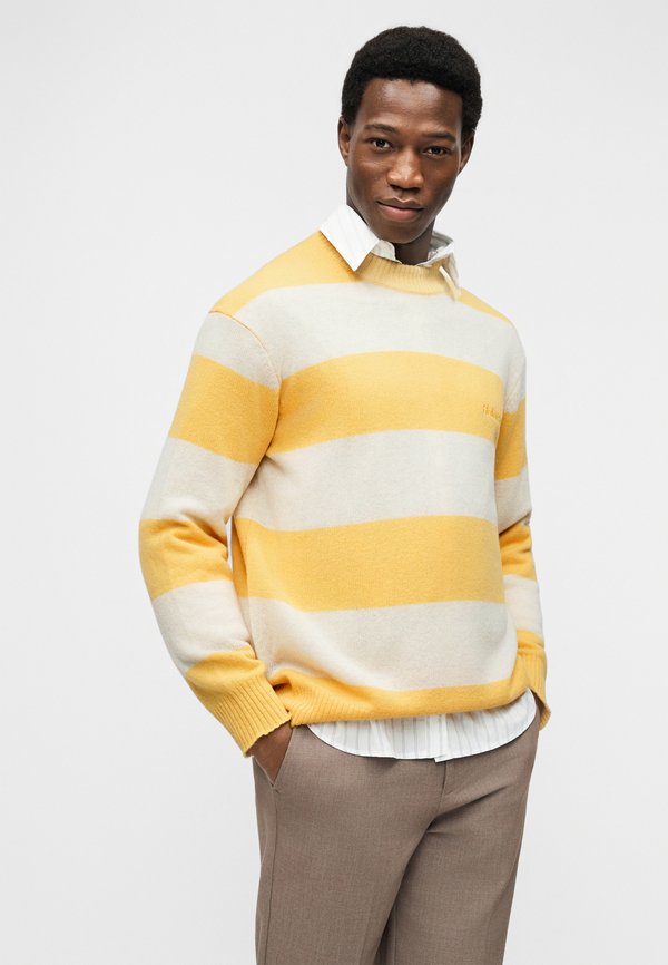 Selected SLHREUBEN RELAXED STRIPE CREW NECK