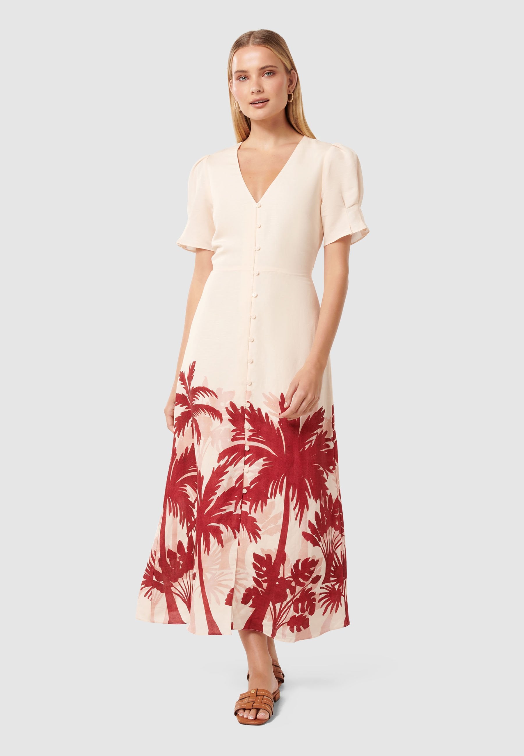 Forever New JAZ PRINTED MIDI DRESS