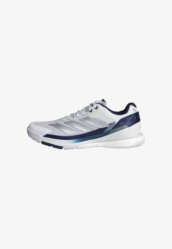 adidas Performance CRAZYQUICK BOOST PADEL - Padel shoes - cloud white   silver metallic   dark blue