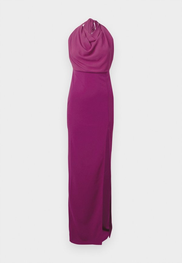 WAL G. JASMIN COWL NECK HALTER MAXI
