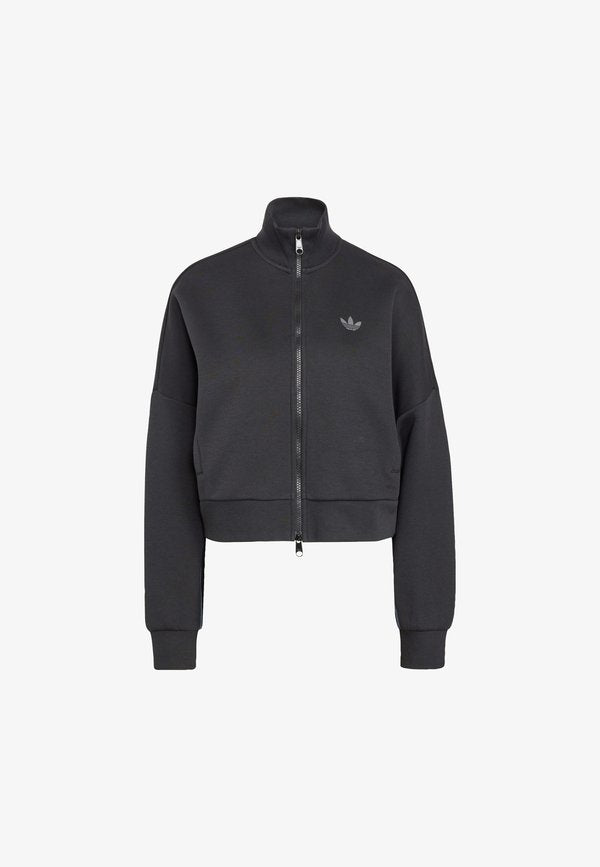 adidas Originals SPACER TT - Zip-up sweatshirt - black/black reflective/night grey