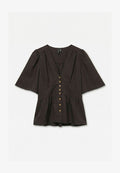 Vero Moda VMMELANEY - Top - chocolate torte