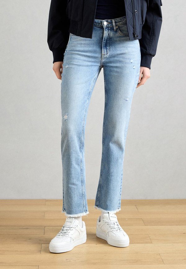 Marc O'Polo CROPPED LENGTH HIGH WAIST CUT HEM