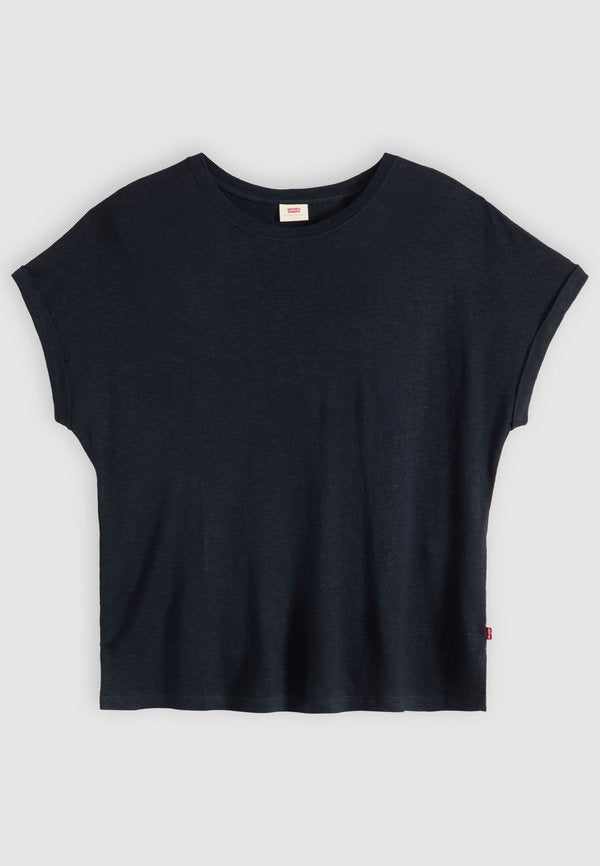 Levi's® LORI LINEN DOLMAN TEE - Basic T-shirt - anthracite night linen