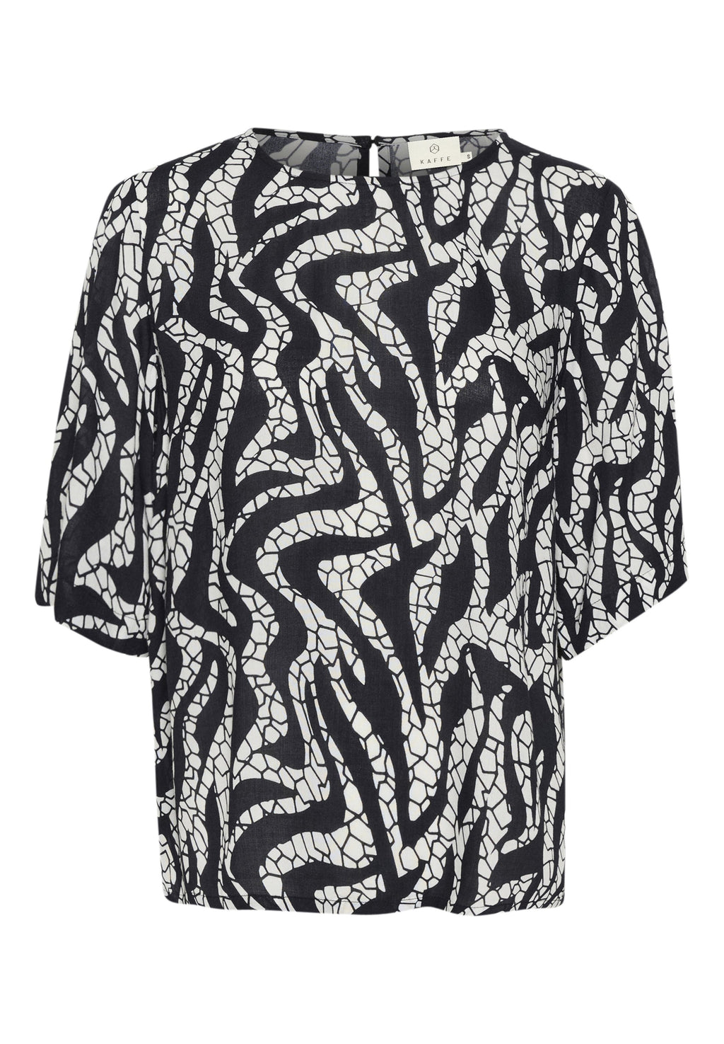 Kaffe BPZELINA HALF SLEEVES ROUND NECK
