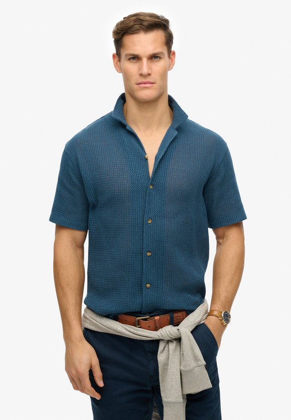 Superdry & Co Shirt - navy texture