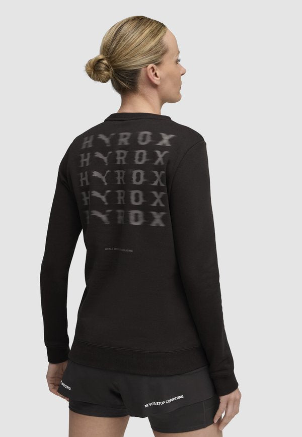 Puma X HYROX HEAVYWEIGHT RUNDHALS - Sweatshirt - black