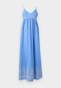 ONLY ONLTULUM Long - Maxi dress - blue bonnet/bright white