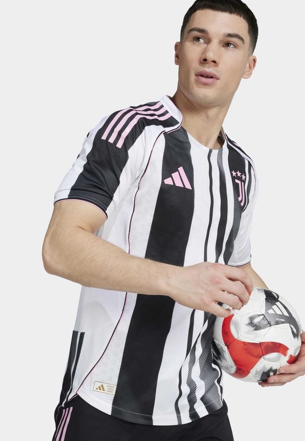 adidas Performance JUVENTUS 25/26 HOME AUTHENTIC JERSEY - Club wear - white black