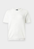 Vero Moda VMMILLE BOXY TEE - Print T-shirt - snow white