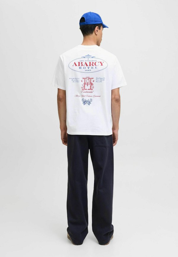 Jack & Jones T- - Print T-shirt - bright white