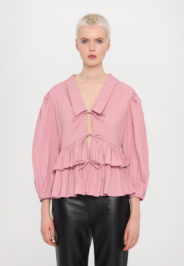 Stine Goya PLEATED BALLOON SLEEVE TIE