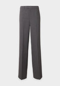 Vero Moda Tall VMTEXAS STRAIGHT PANT - Trousers - dark grey melange