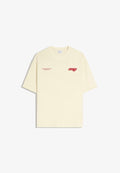 Bershka TERRY PRINT - TSHIRT - Print T-shirt - beige