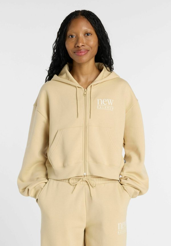 New Balance Zip-up sweatshirt - toasted sesame