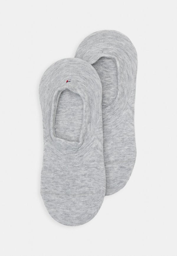 Tommy Hilfiger WOMEN FOOTIE 2 PACK - Invisible socks - middle grey melange