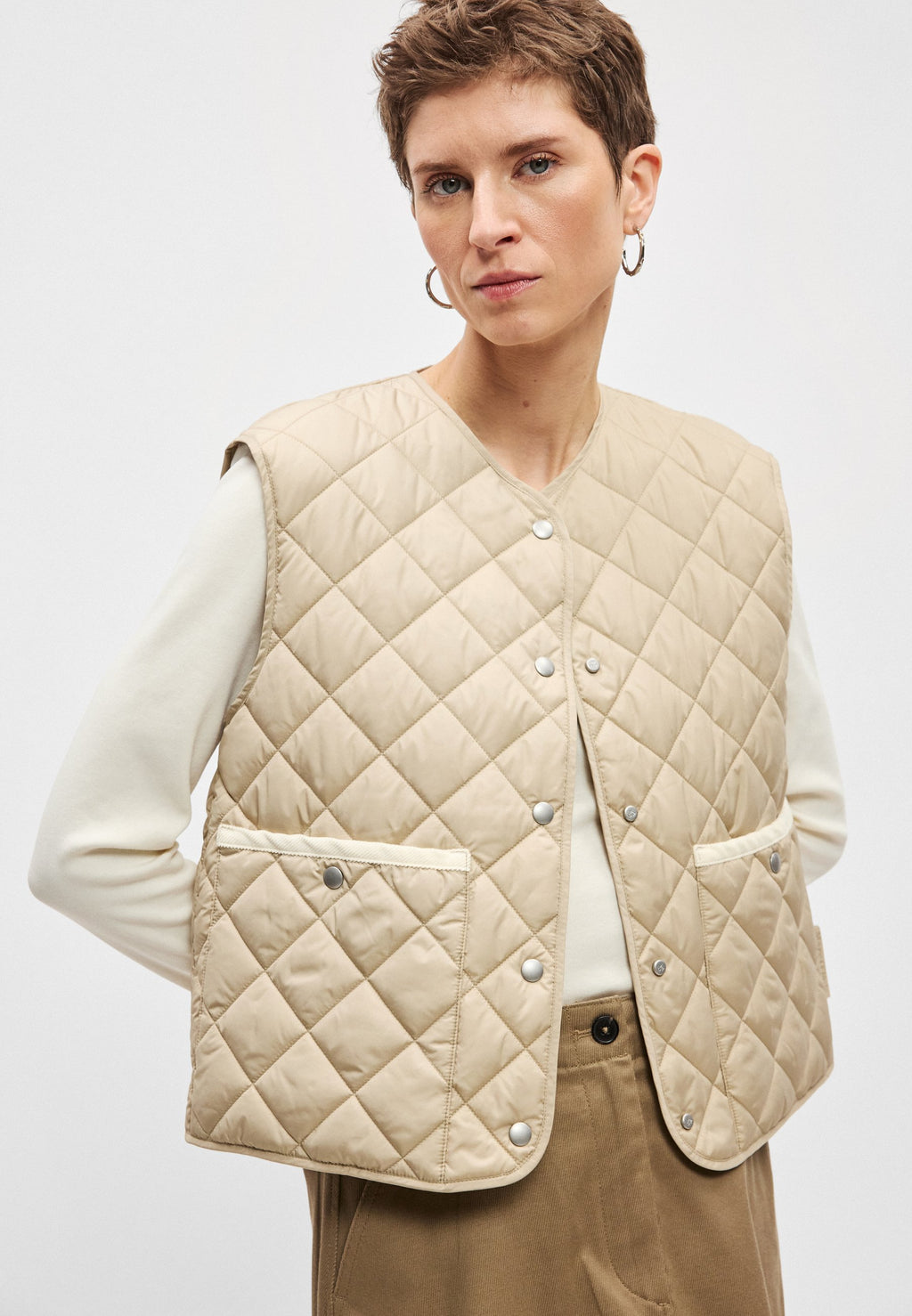 Marc O'Polo VEST QUILTED PATCHED POCKETS