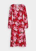 VILA VIDOTTIAS MIDI WRAP DRESS
