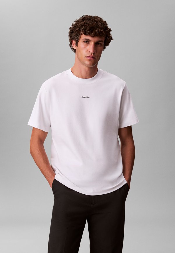 Calvin Klein STRETCH NANO TEE - Basic T-shirt - bright white