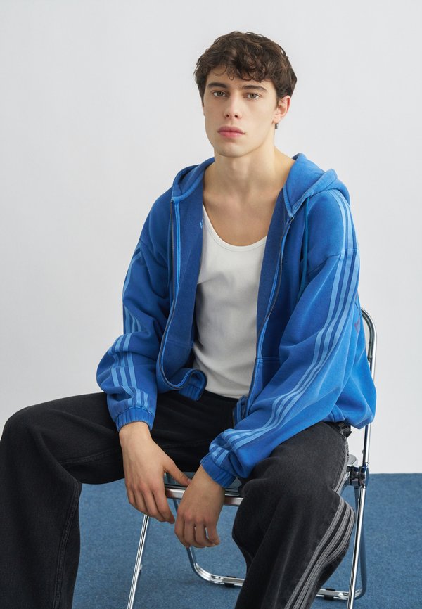 adidas Originals Zip-up sweatshirt - dusky petrol