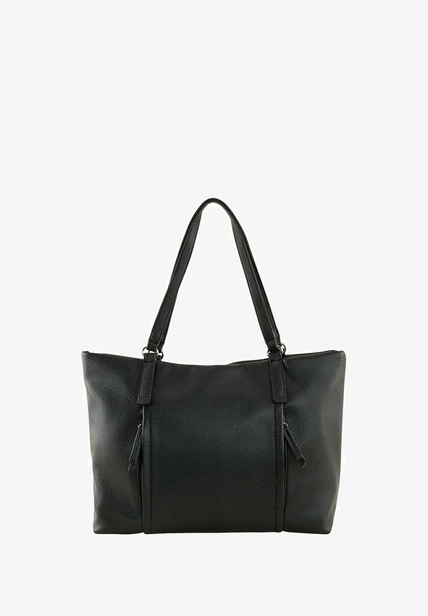 TOM TAILOR BECA ZIP SHOPPER L - Tote bag - schwarz   black