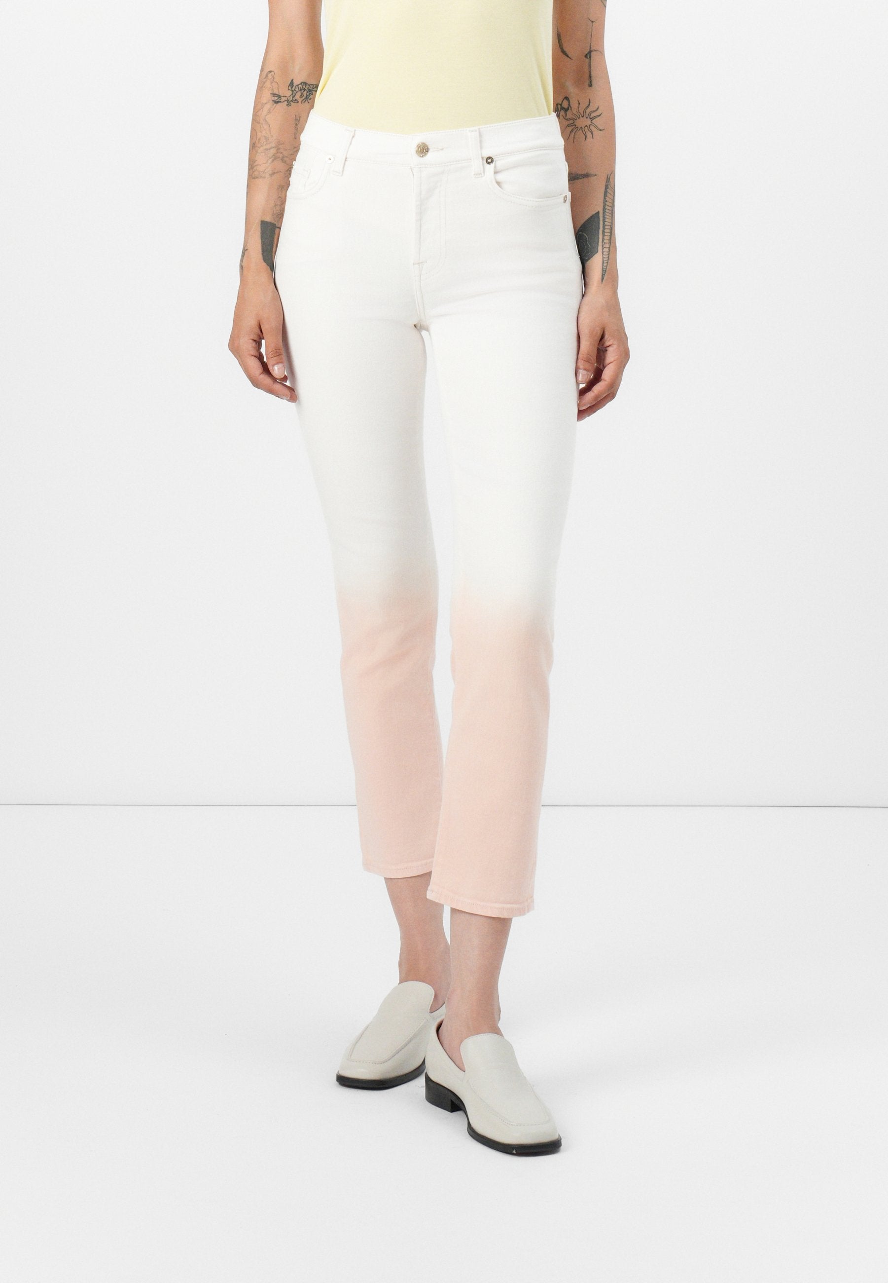 7 for all mankind THE STRAIGHT CROP HAPPY HOUR