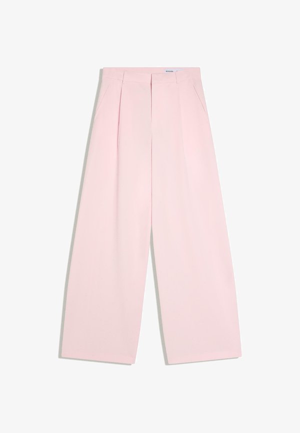 Bershka Trousers - light pink