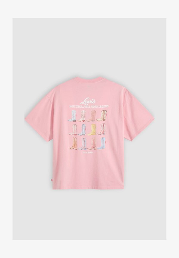 Levi's® LSE_GRPH SHORT STACK TEE LSE_STARDUST FR - Print T-shirt - feel good in levi's - pinks