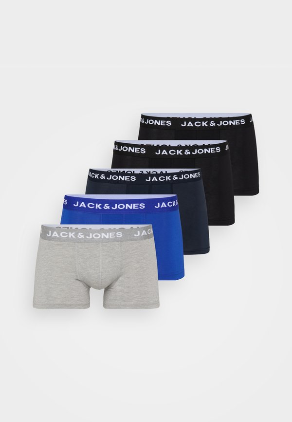 Jack & Jones JACBASIC PLAIN TRUNKS 5 PACK - Trunks - black/navy/surf the web