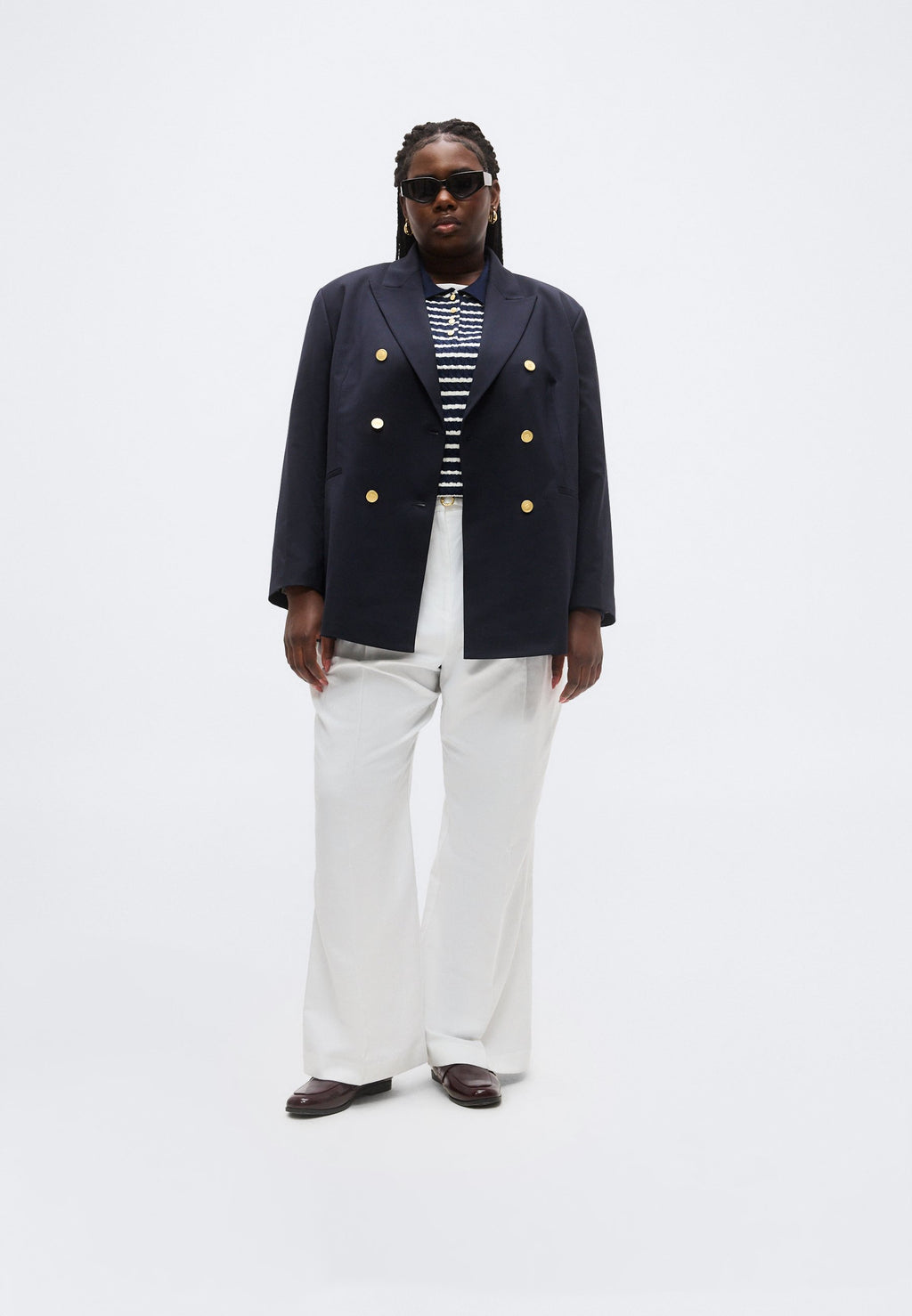 CURVE TIMELESS WOOL BLEND RELAXED BLAZER Media 2