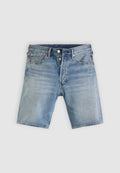 Levi's® 501® ORIGINAL SHORT - Denim shorts - blue denim
