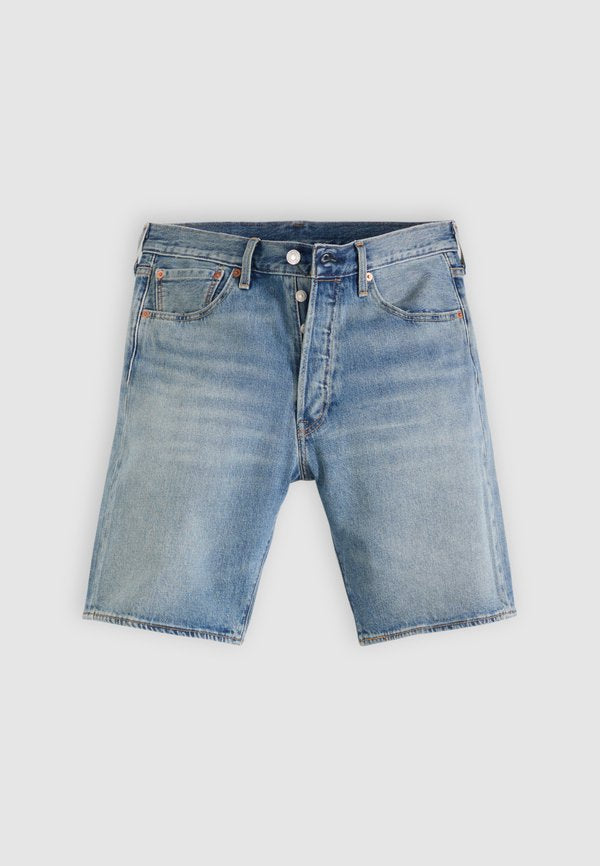Levi's® 501® ORIGINAL SHORT - Denim shorts - blue denim