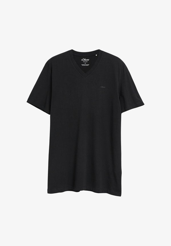 s.Oliver T-SHIRT - Basic T-shirt - schwarz