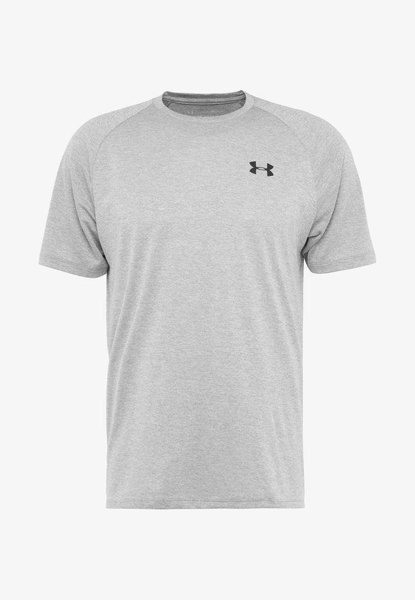 Under Armour TECH 2.0 - Sports T-shirt - steel light heather/black
