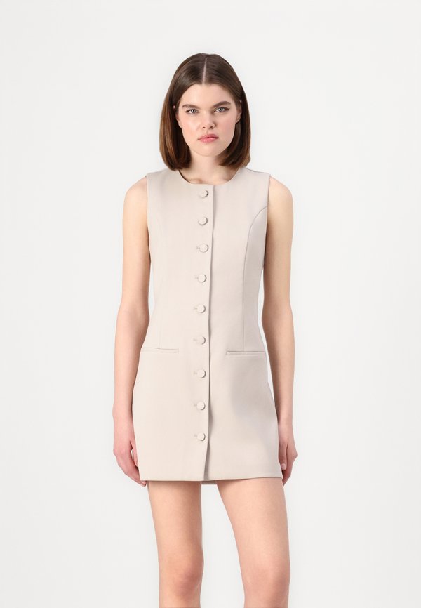 Abercrombie & Fitch The A&F Mara High-Neck Vest Mini Dress